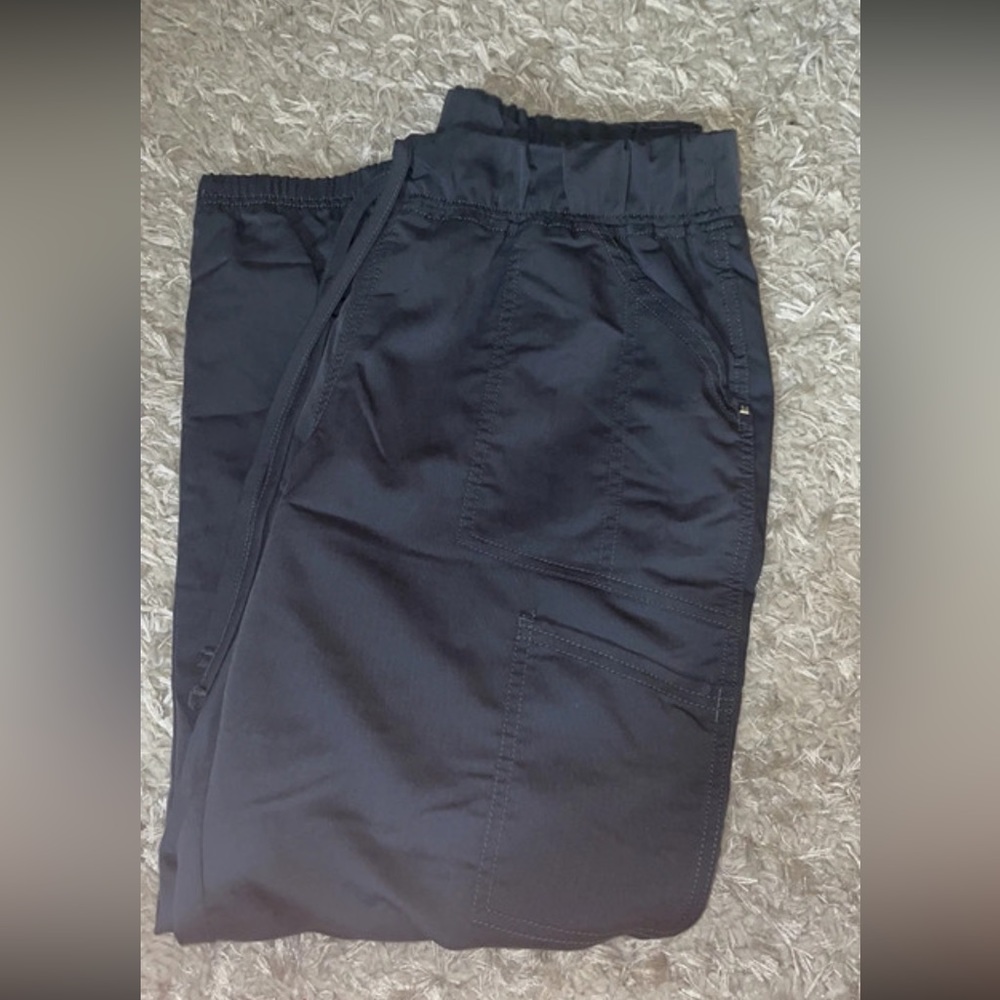 Grey jogger scrub bottoms